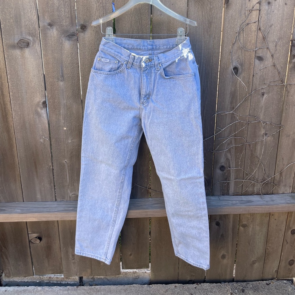 Vintage 80's Lee Rigid Denim Jeans - Size 8 Petite